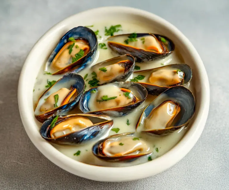 Moules à la crème et au vin blanc : une recette savoureuse et réconfortante