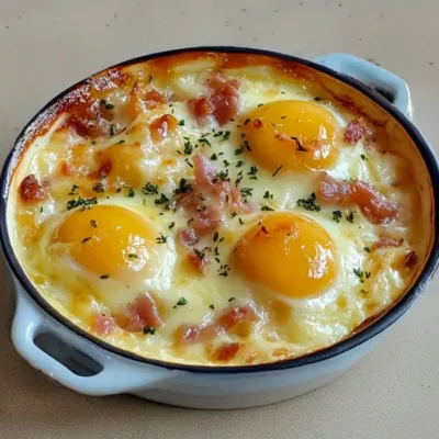 Œufs Cocotte Campagnards de Laurent Mariotte