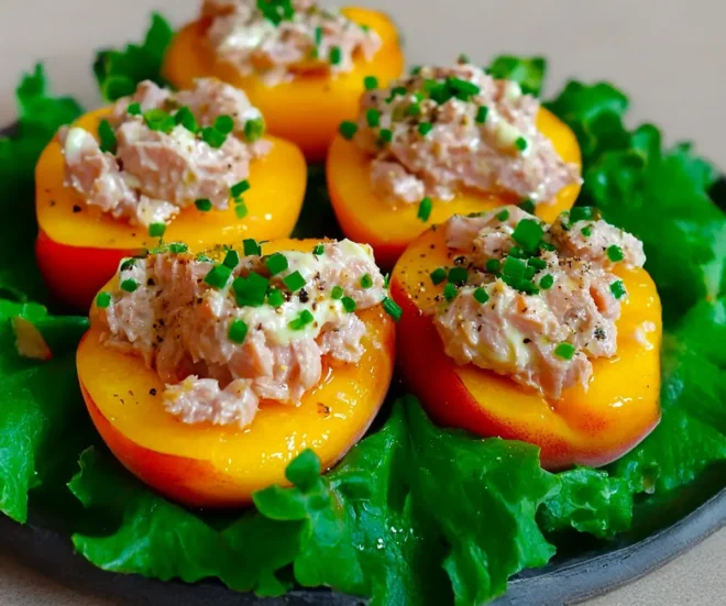 Pêches au Thon : L’Entrée Fraîcheur Express et Gourmande 🍑🐟