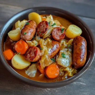 Potée aux Saucisses et Légumes : Réconfort d'Hiver