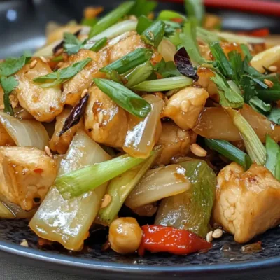 Poulet Chinois Sauté au Chou : Recette Rapide