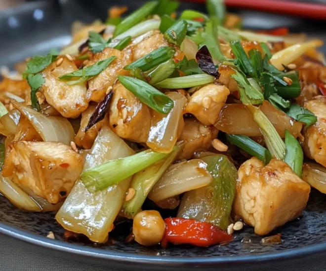 Poulet Chinois Sauté au Chou : Un Plat Rapide et Savoureux !