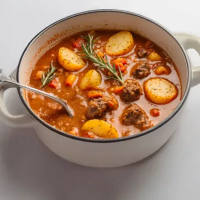 Ragoût d’Agneau aux Pommes de Terre et Carottes