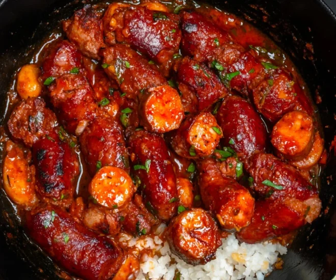 Rougail Saucisse Réunionnais : Recette Facile et Savoureuse