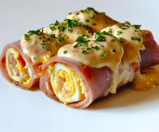🥚 Rouleaux de Jambon aux Œufs Mimosa 🌿