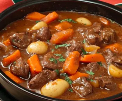 Un Bœuf Mode Comme Autrefois, à Tomber par Terre – Recette Traditionnelle et Réconfortante