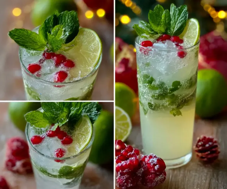 Virgin Mojito de Noël Sans Alcool — Rafraîchissant et Festif 🎄✨