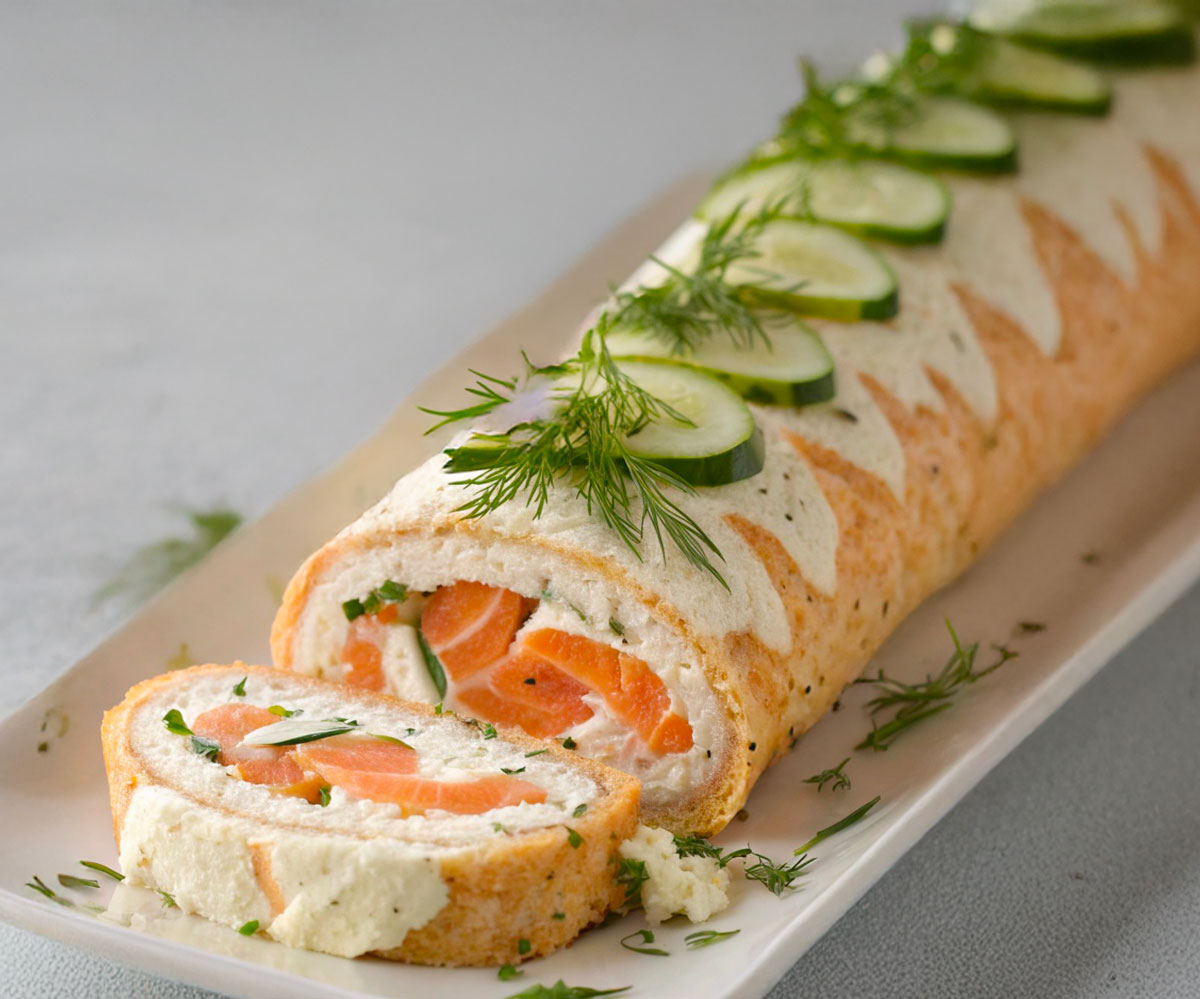 Buche Saumon Fumé Fromage Frais