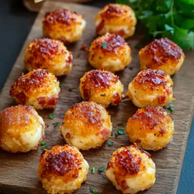 Bouchées Fondantes aux Lardons et Comté