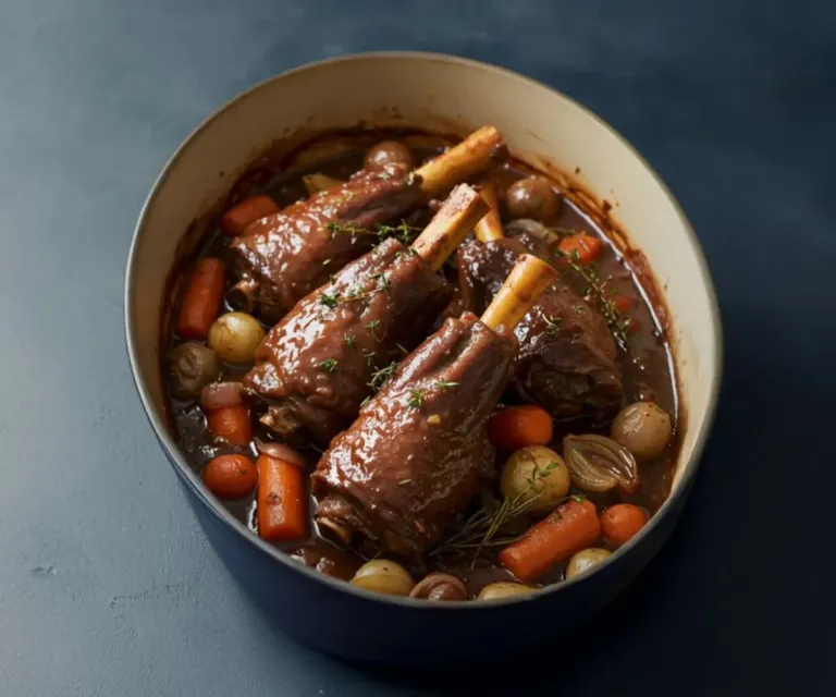 Bourguignon d’Agneau Traditionnel – Le Goût du Terroir Français 🐑🥕🍄