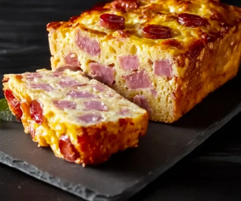 🍰 Cake Salé au Jambon & Gruyère – Moelleux, Savoureux et Inratable !