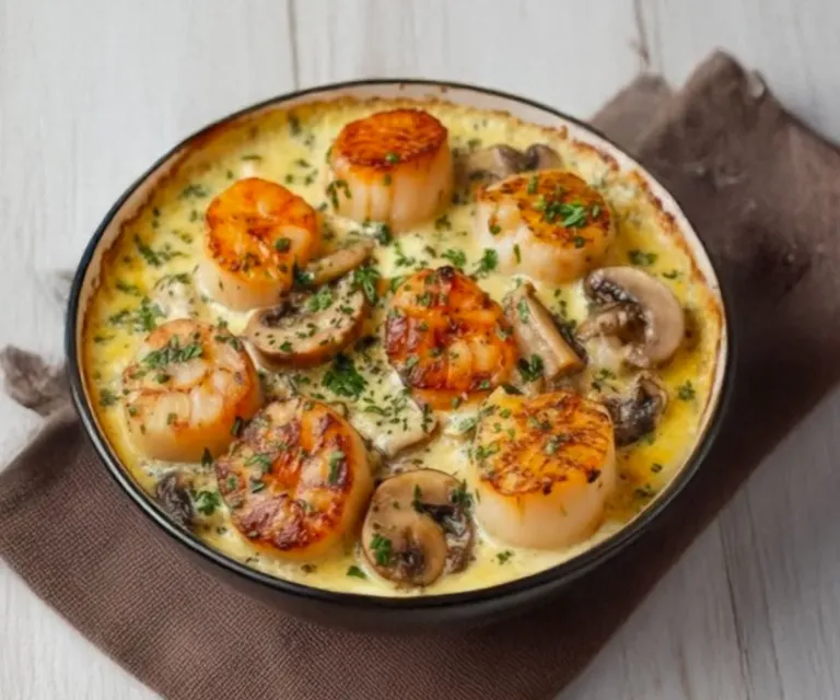 🦪✨ Cassolette de la Mer de Noël – Crémeuse, Dorée et Pleine de Finesse ✨🦪