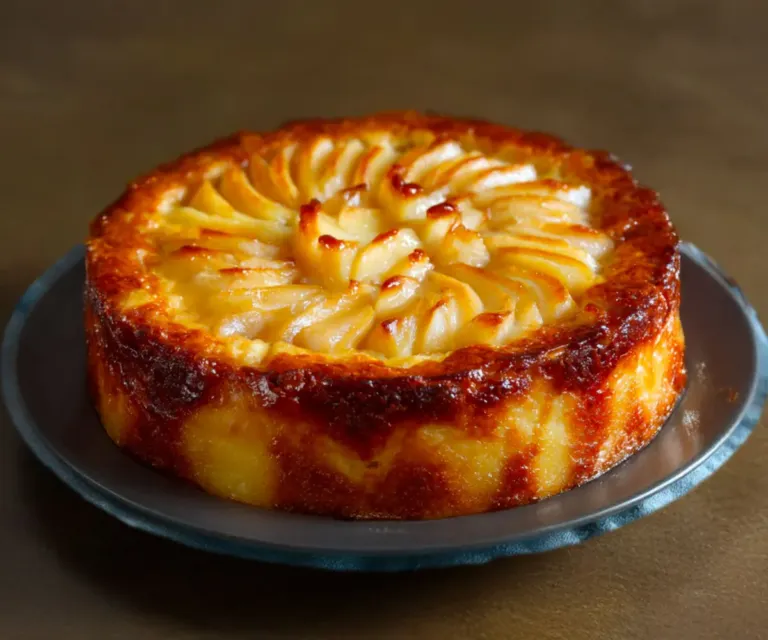 🍏 Flan Alsacien aux Pommes – Facile, Moelleux & Plein de Goût