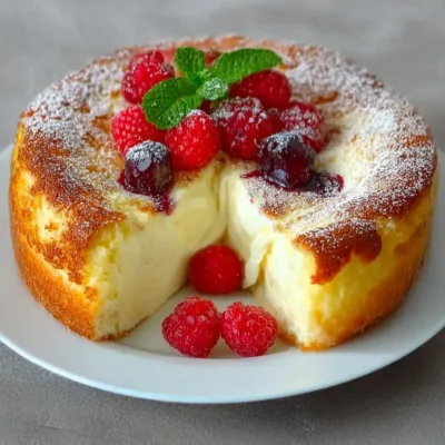 Gâteau crémeux aux 3 yaourts et 2 œufs