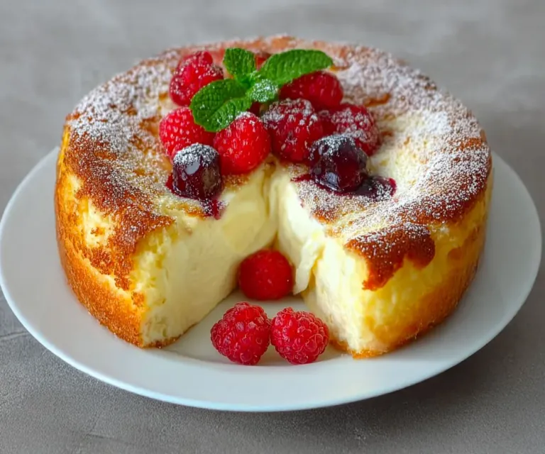 Gâteau rapide et crémeux aux 3 yaourts et 2 œufs