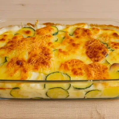 Gratin dauphinois aux courgettes léger et savoureux