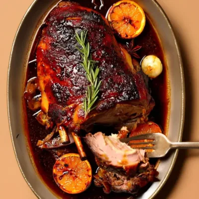 Cochon Confit à la Bière et au Sirop d'Érable