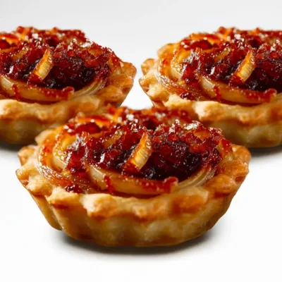 Mini Tartelettes aux Oignons Confits et Miel