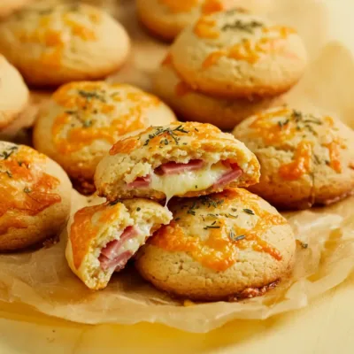 Minis Moelleux Salés au Parmesan et Jambon