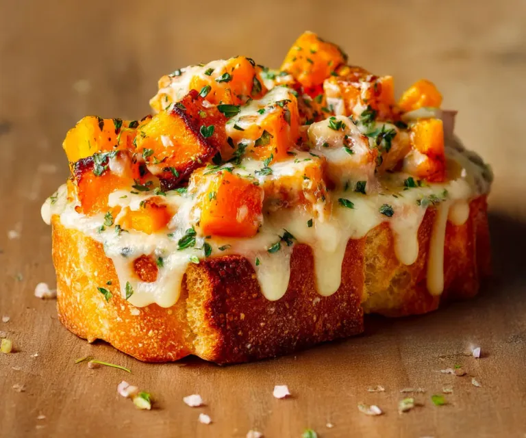 🧄 Pain à l’ail gratiné au butternut : la recette fondante et croustillante