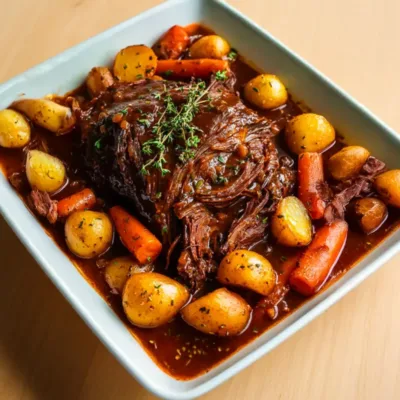 Rôti de Bœuf Braisé : Un Dîner Réconfortant