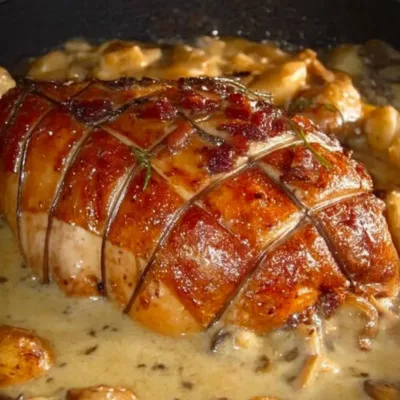 Rôti de Dinde Forestier en Cocotte : Recette Réconfortante