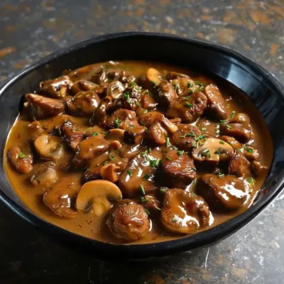 Sauté de Champignons au Vin Rouge : Un Délice Végétarien