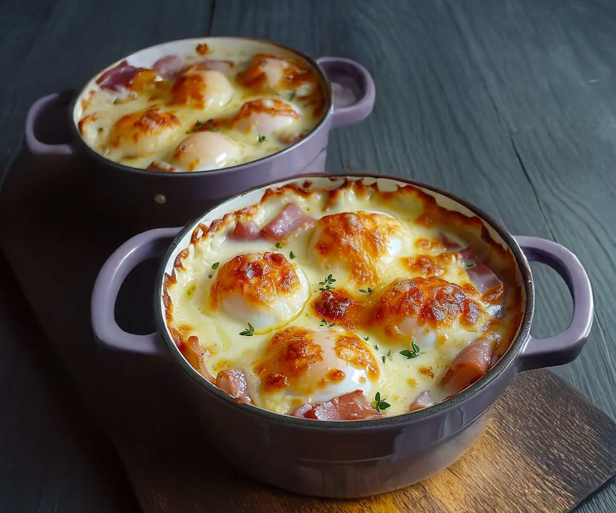 Oeufs Au Four Gratiné