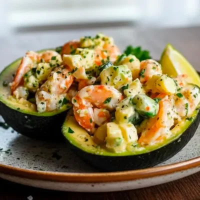 Avocats Farcis aux Crevettes et Ananas : Fraîcheur Exotique