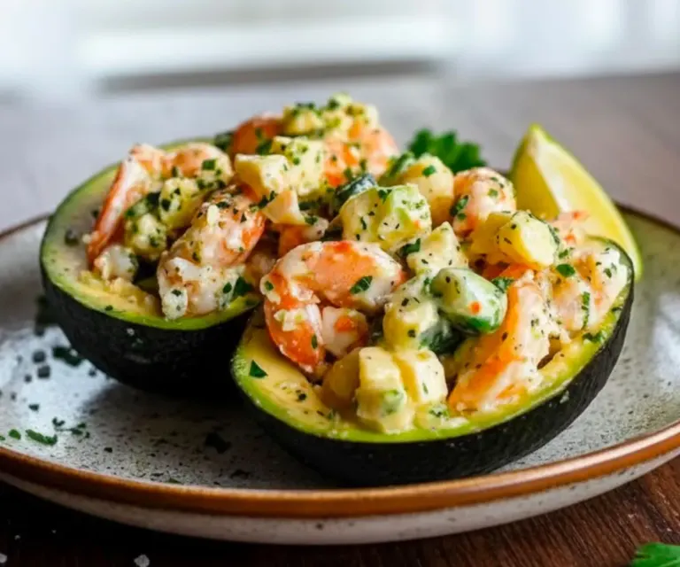 🌿 Avocats Farcis aux Crevettes et Ananas : Fraîcheur Exotique Assurée !