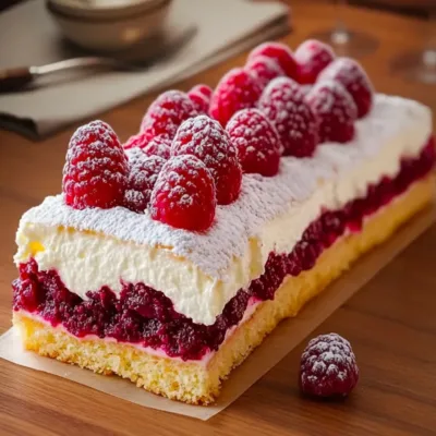 Bûche au Mascarpone et à la Framboise : Légère et Élégante
