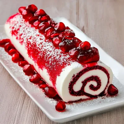 Bûche Roulée Framboise & Crème Mascarpone