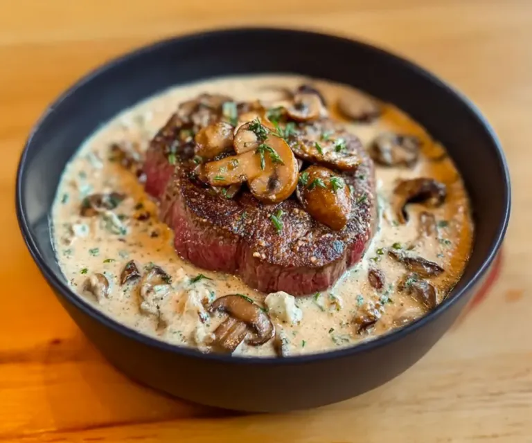 Filet mignon sauce Boursin aux champignons 🍄🥩