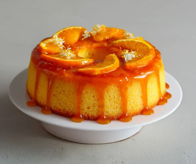 🍊 Gâteau de Semoule à l’Orange
