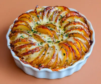 Gratin de Pommes de Terre Crousti-Fondant : Le Parfait Équilibre entre Fondant et Croquant 🧀🥔