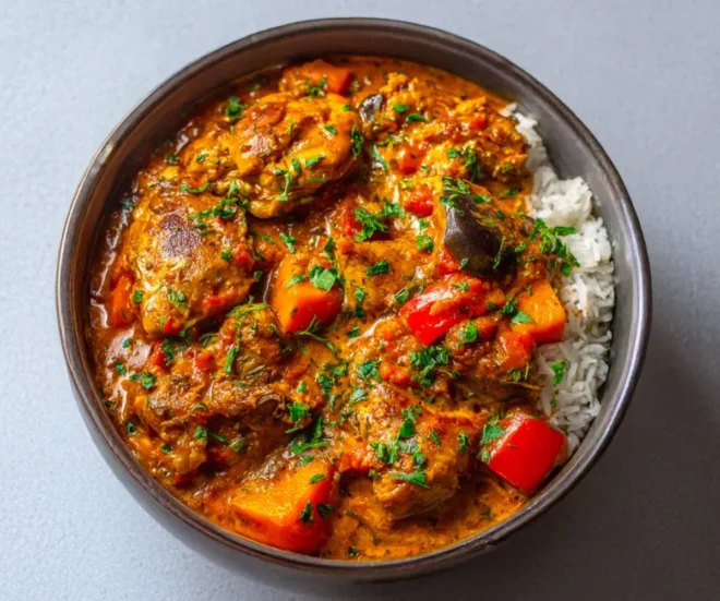 Mafé de Poulet Sénégalais : Un Voyage Gourmand en Afrique de l’Ouest 🌍🍛