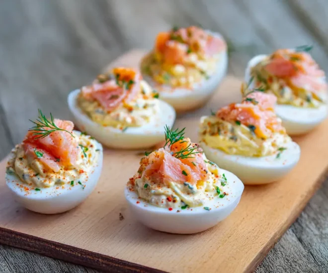 🥚 Œufs Farcis à la Mousse de Saumon