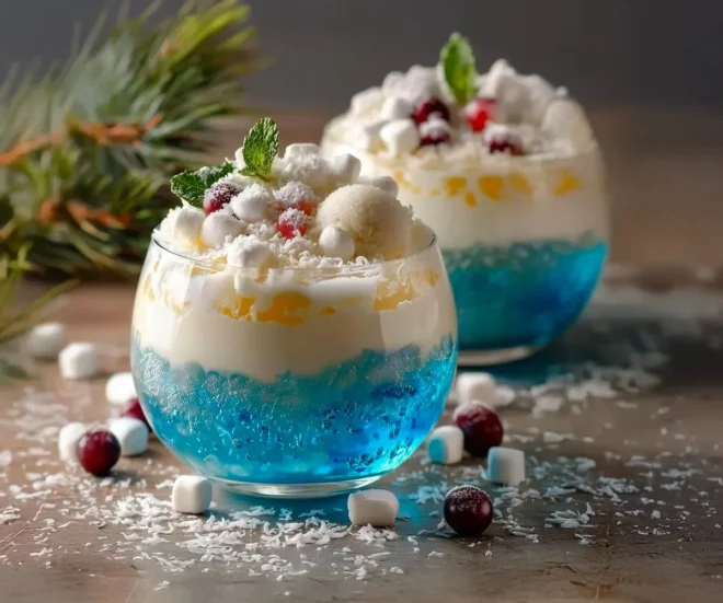 ❄️ Punch Neige du Pôle Nord – Le Cocktail Sans Alcool Magique de l’Hiver