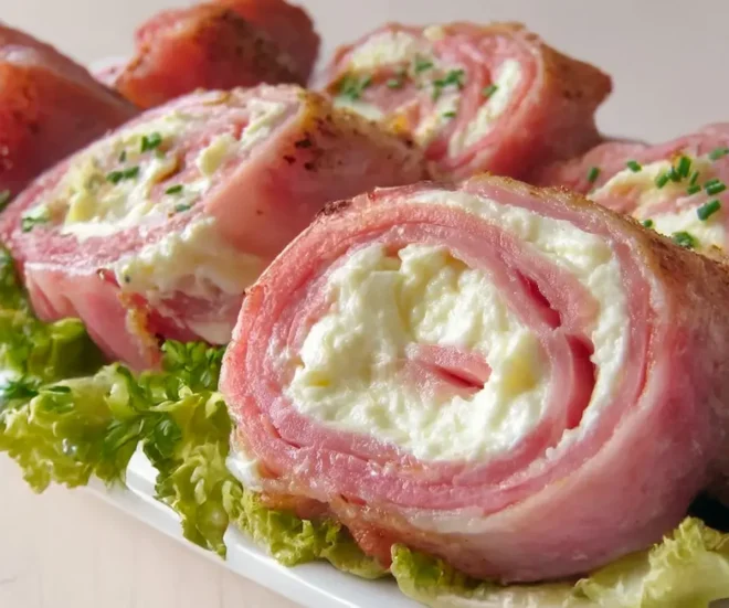 Roulés de jambon au fromage frais : une entrée fraîche et savoureuse