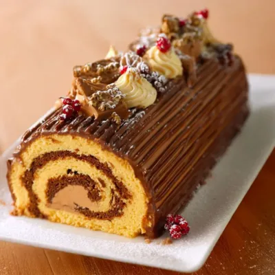 Bûche de Noël au Café : Un Délice Festif