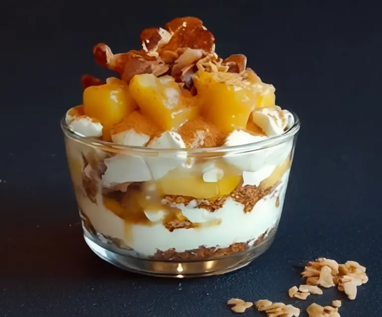Tiramisu au Caramel Beurre Salé et Pommes Poêlées 🍎✨