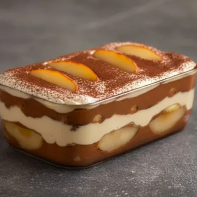 Tiramisu Chocolat & Poires : Élégance Fondante