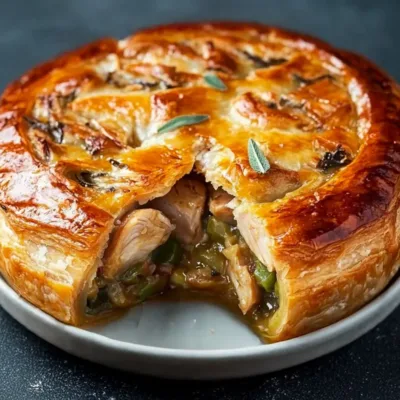 Tourte au Poulet Maison : Croustillante et Savoureuse
