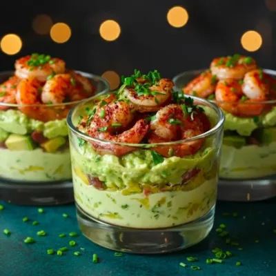 Verrines de Crevettes Grillées et Mangue