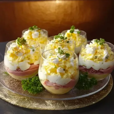 Verrines d’Œufs Mimosa : Chic et Facile pour Fêtes