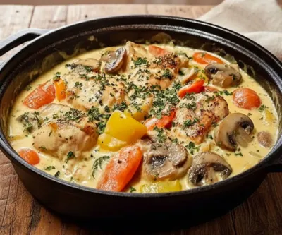 Blanquette de Poulet Façon Grand-Mère 🧄🥕