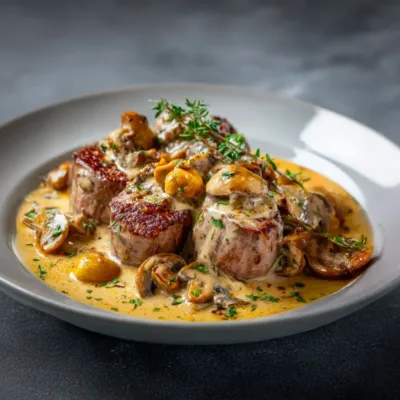 Blanquette Gourmande de Filet Mignon de Porc