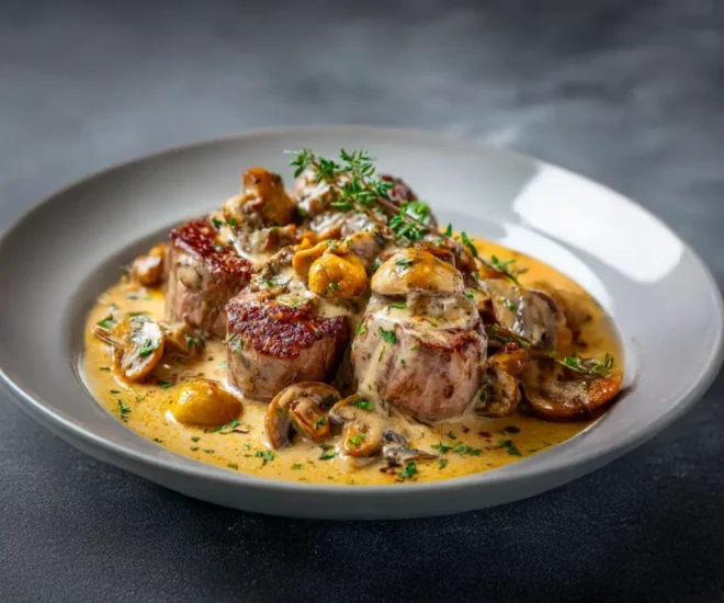 🍄 Blanquette Gourmande de Filet Mignon de Porc aux Champignons