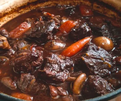 Bœuf Bourguignon Traditionnel : le Ragoût Français Incontournable