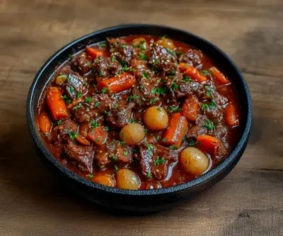 🥘 Bœuf mijoté aux carottes et pommes de terre façon grand-mère